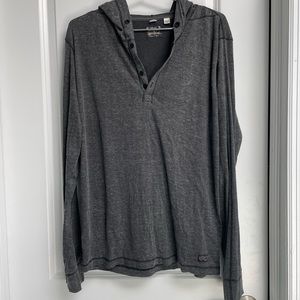 Mens Diesel Industry Grey Pull over Hoodie Size X-Large